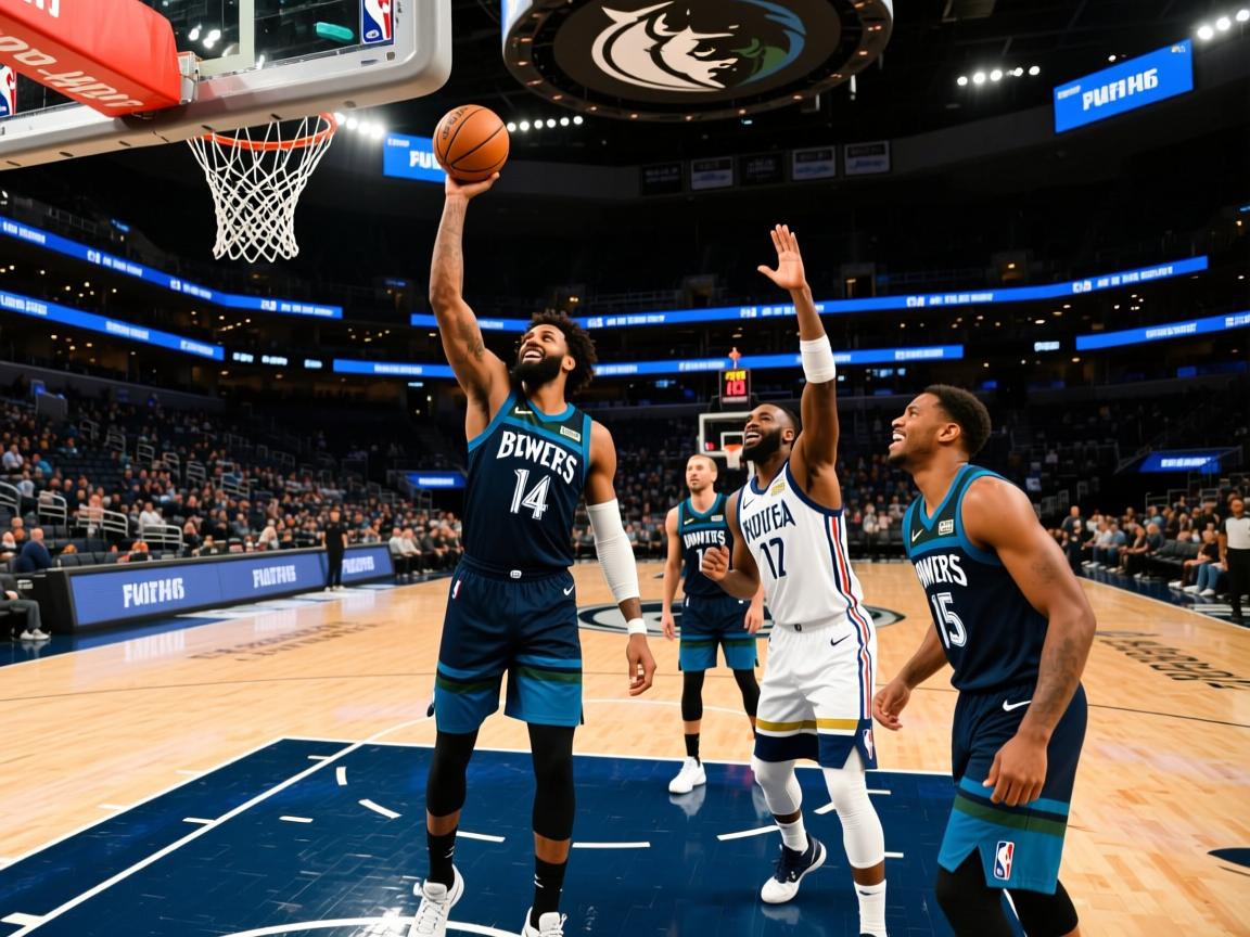 篮网队客场大胜森林狼队，豪取十连胜稳居东部第一  第2张